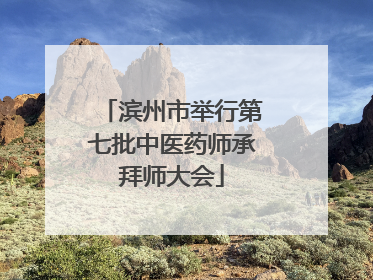 滨州市举行第七批中医药师承拜师大会