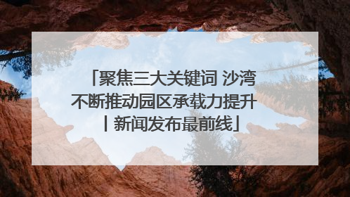 聚焦三大关键词 沙湾不断推动园区承载力提升丨新闻发布最前线