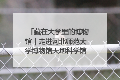 藏在大学里的博物馆｜走进河北师范大学博物馆天地科学馆：在校园里赴一场“宇宙之约”