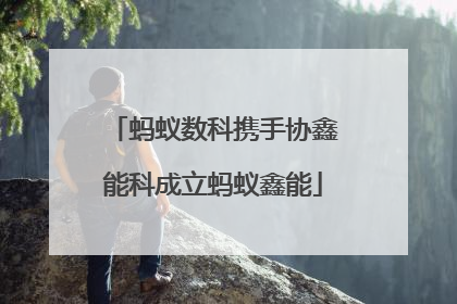 蚂蚁数科携手协鑫能科成立蚂蚁鑫能