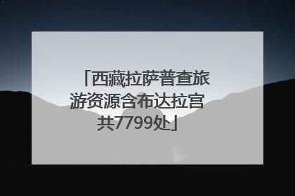 西藏拉萨普查旅游资源含布达拉宫共7799处
