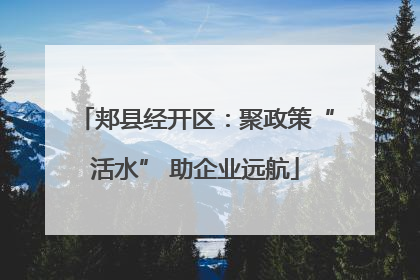 郏县经开区：聚政策“活水” 助企业远航