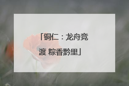 铜仁：龙舟竞渡 粽香黔里