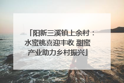阳新三溪镇上余村：水蜜桃喜迎丰收 甜蜜产业助力乡村振兴