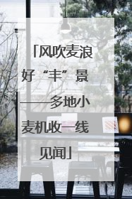 风吹麦浪好“丰”景——多地小麦机收一线见闻