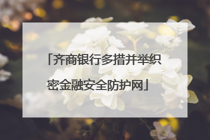 齐商银行多措并举织密金融安全防护网