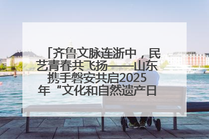 齐鲁文脉连浙中，民艺青春共飞扬——山东携手磐安共启2025年“文化和自然遗产日”系列活动