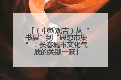 （中新观吉）从“书展”到“思想市集”：长春城市文化气质的关键一跃