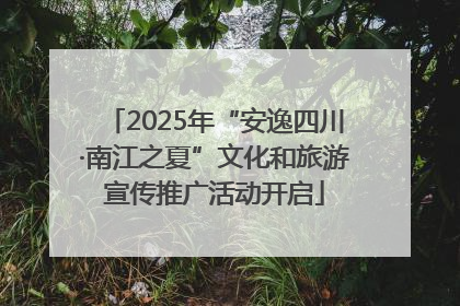 2025年“安逸四川·南江之夏”文化和旅游宣传推广活动开启