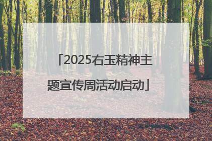 2025右玉精神主题宣传周活动启动