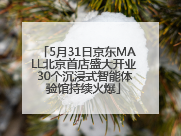 5月31日京东MALL北京首店盛大开业 30个沉浸式智能体验馆持续火爆
